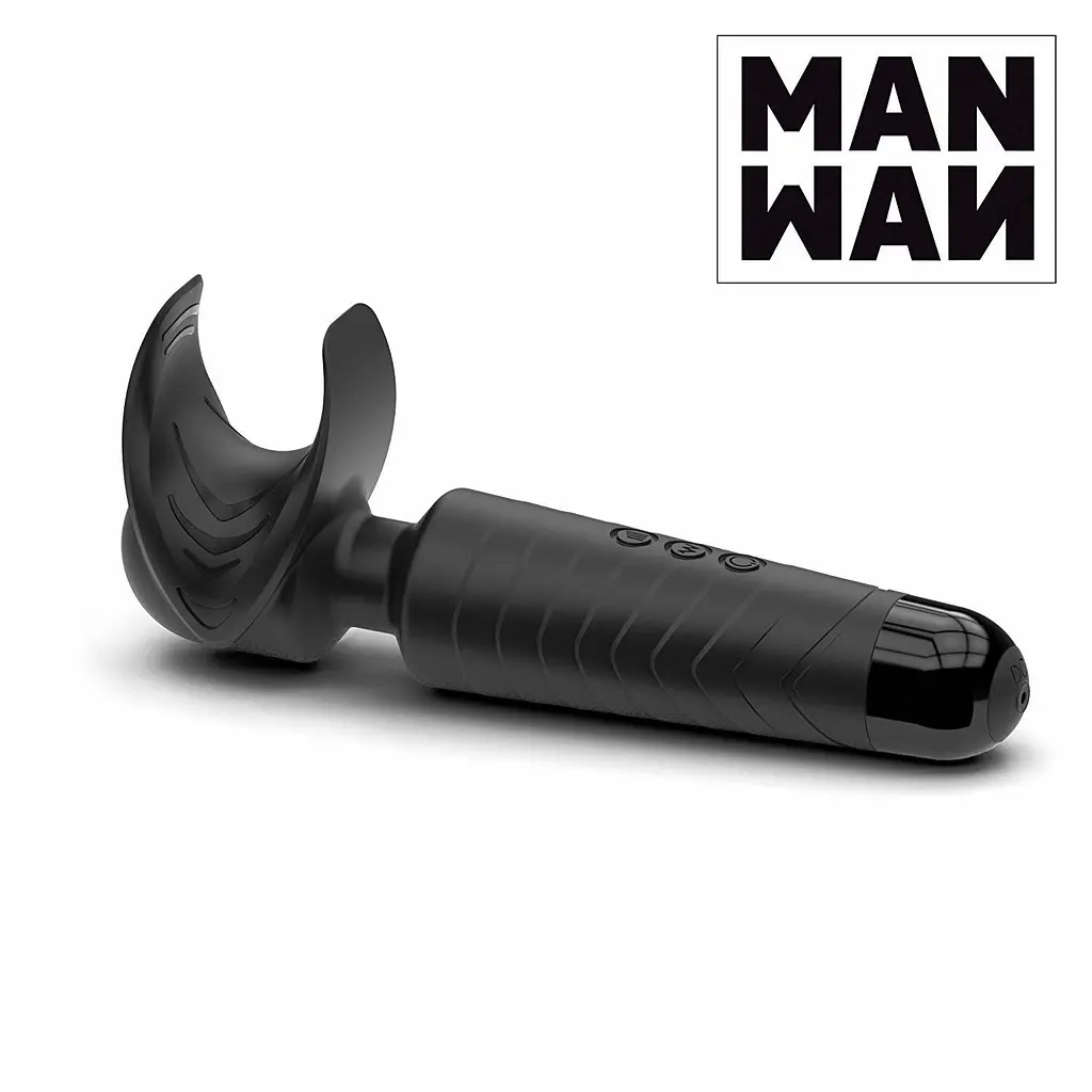 Мастурбатор-вібромасажер Manwan MAN.WAND, відмінно для пар, вібро-мінет, 20 режимів - фото 2