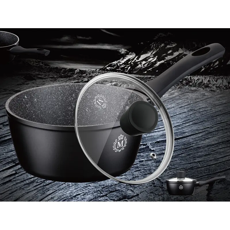 Ковш Meisterklasse MK-1025 black diamont 16 см 1.2л - фото 3