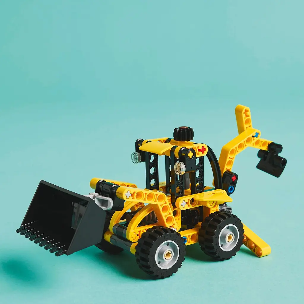 Конструктор LEGO Technic Екскаватор-навантажувач 104 деталі (42197) - фото 6