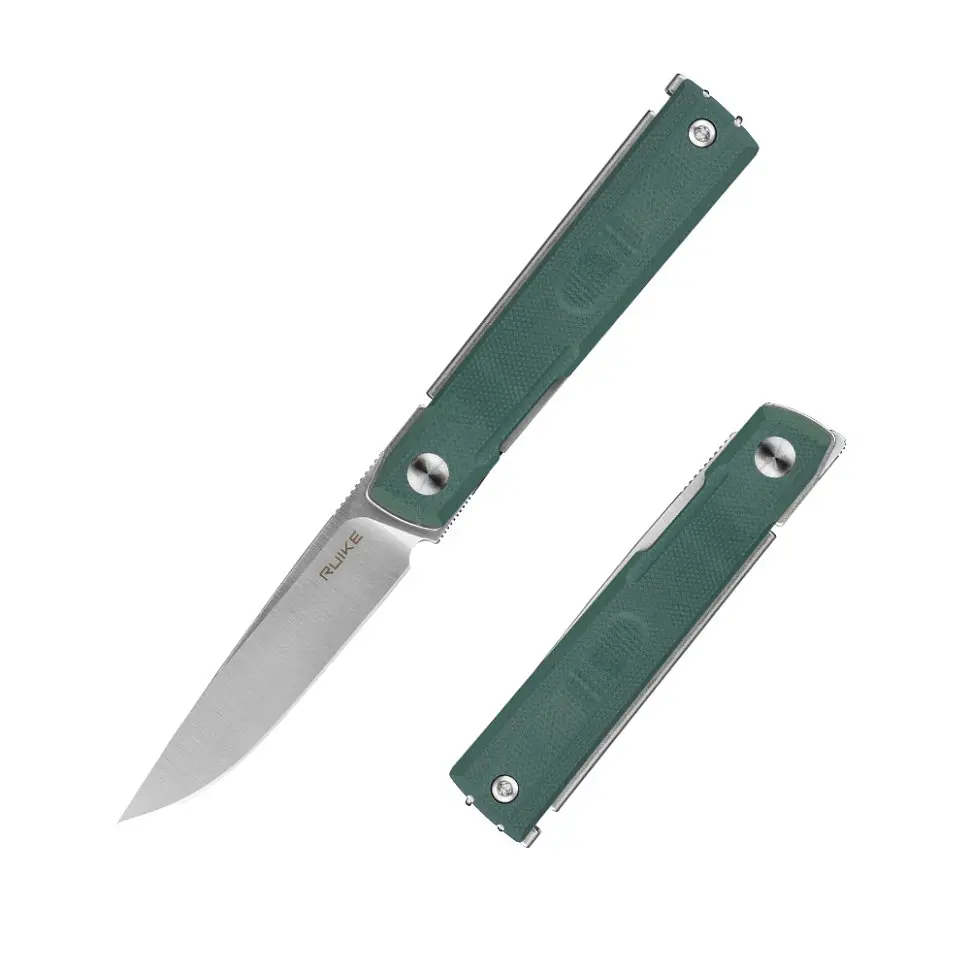 Ніж складаний кишеньковий Ruike D712-G, (7.7 см) 8Cr13Mov/G10 зелений