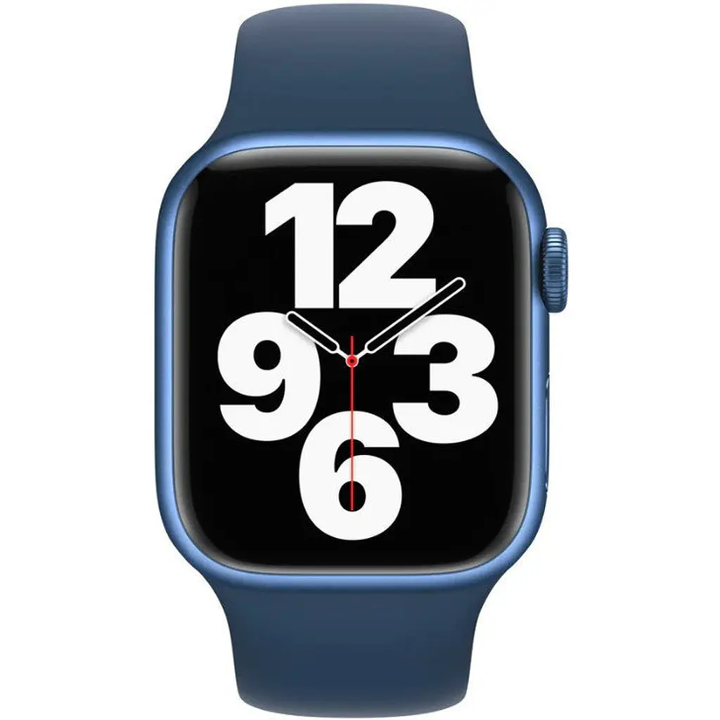 Умные часы Apple Watch Series 7 41mm Abyss Blue EU темно синие - фото 3