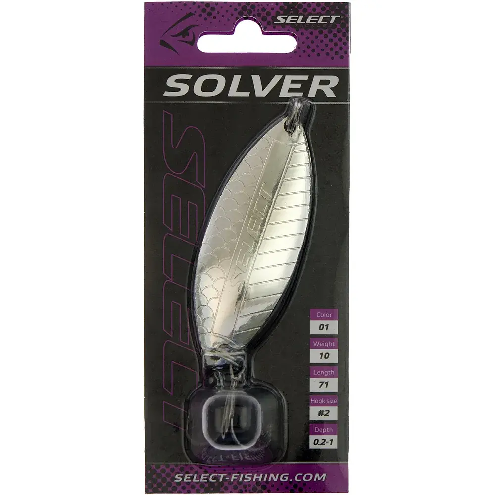 Блешня Select Solver 10 g 71 mm #01 - фото 2