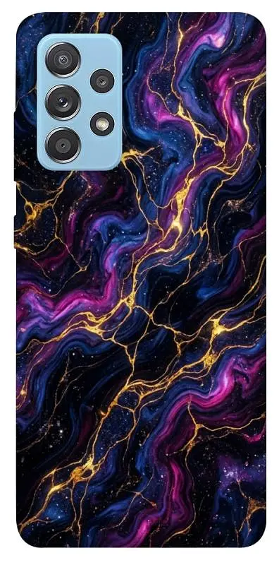 TPU чохол Demsky Purple space marble для Samsung Galaxy A52 4G / A52 5G