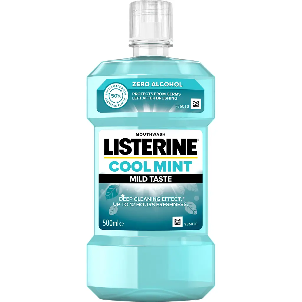 Ополіскувач для порожнини рота Listerine Свіжа м'ята 500 мл (3574661287539/3574661021775)