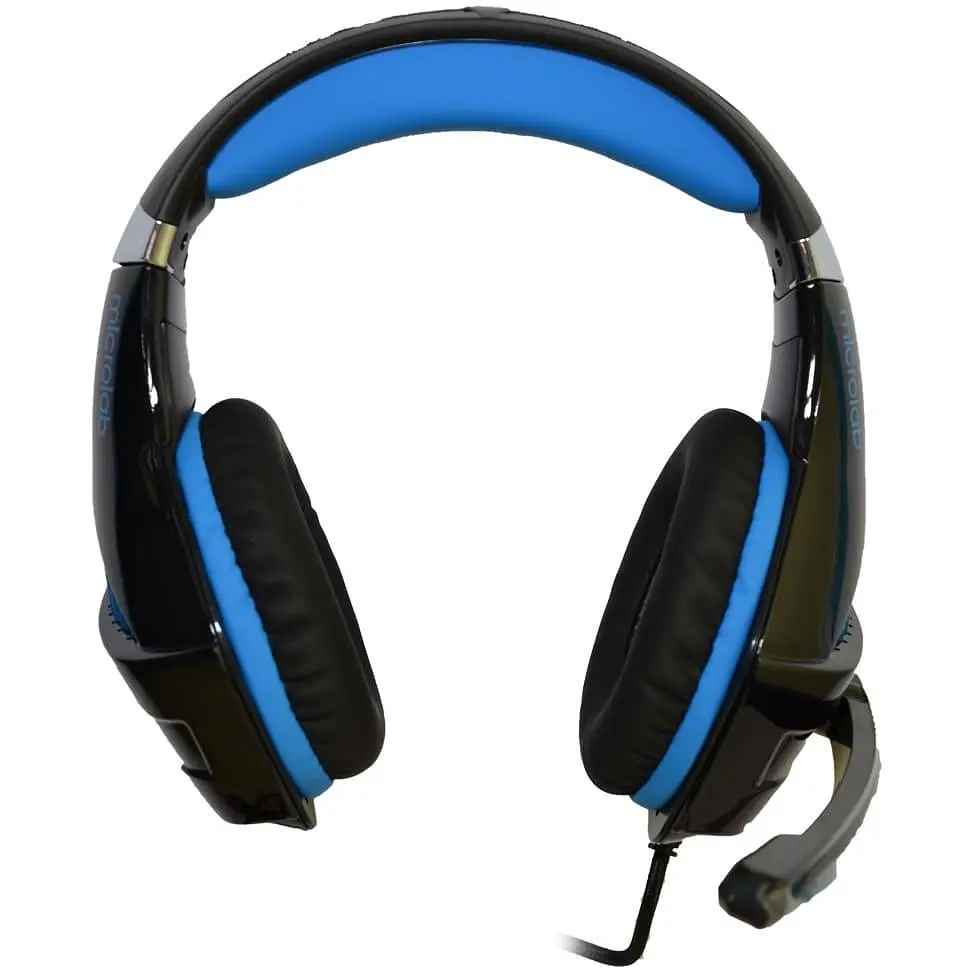 Ігрова гарнітура Microlab G6 Black-Blue (G6_b+b) - фото 2