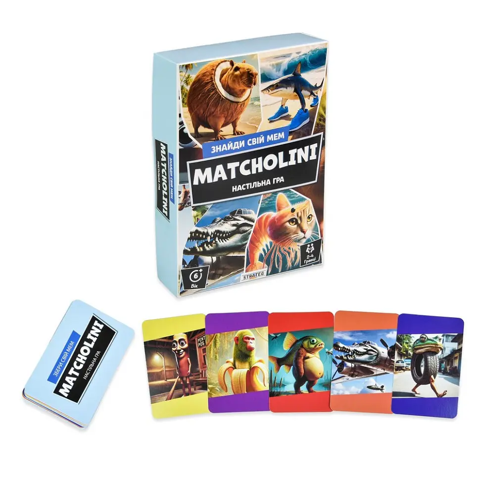 Настільна гра "Мачоліні" 30919 картки, інструкція - фото 2