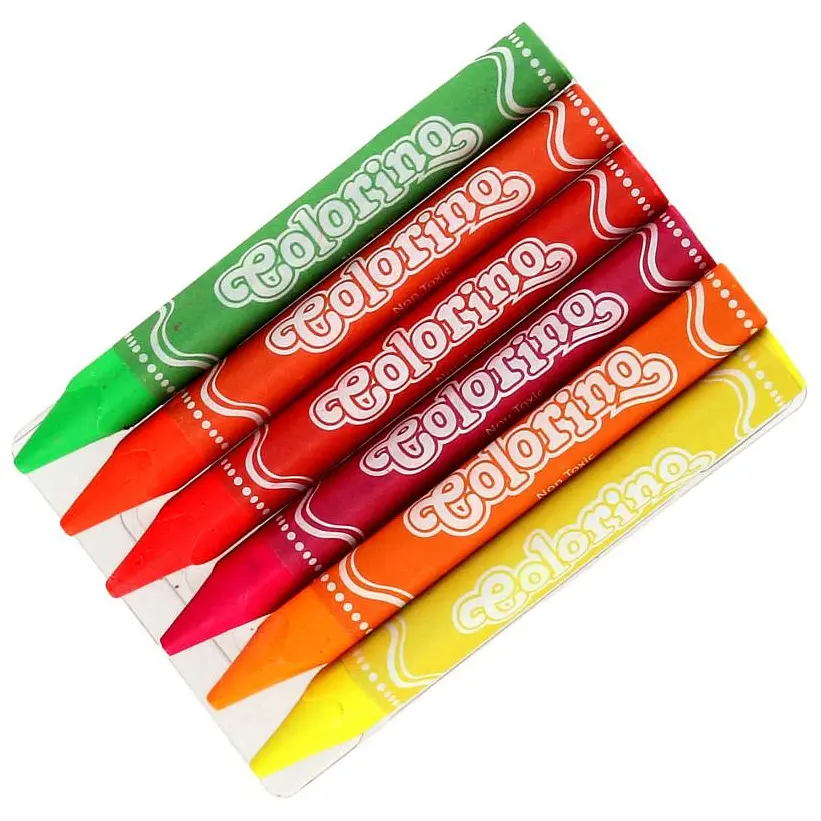 Воскові олівці Colorino Neon Jumbo 6 кольорів (92050PTR) - фото 2