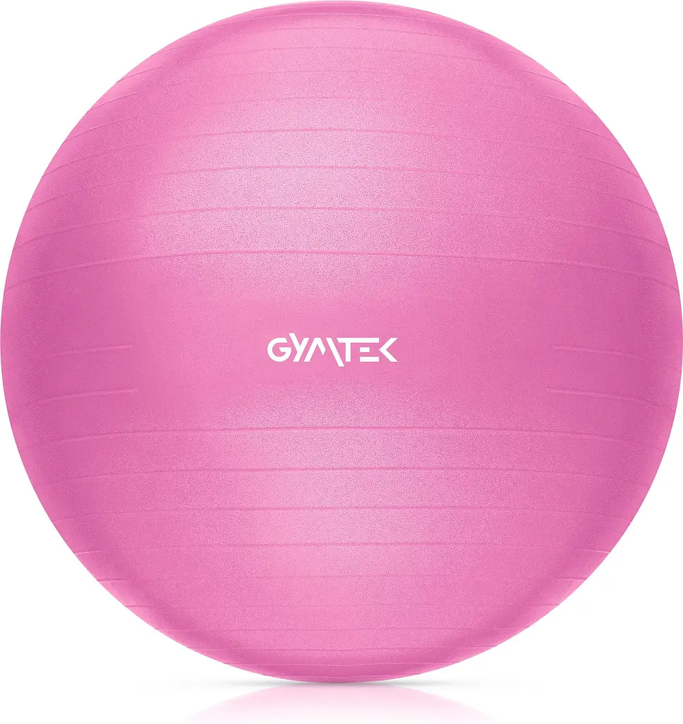 Фітбол Gymtek Queenfit 65см рожевий + насос - фото 2