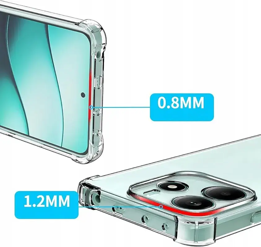 Чохол до мобільного телефона BeCover Anti-Shock Xiaomi Redmi Note 14 5G Clear (712786) - фото 3