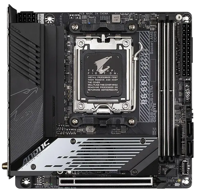 Материнська плата Gigabyte B650I Aorus Ultra Socket AM5 (B650I AORUS ULTRA) Б/В - фото 2