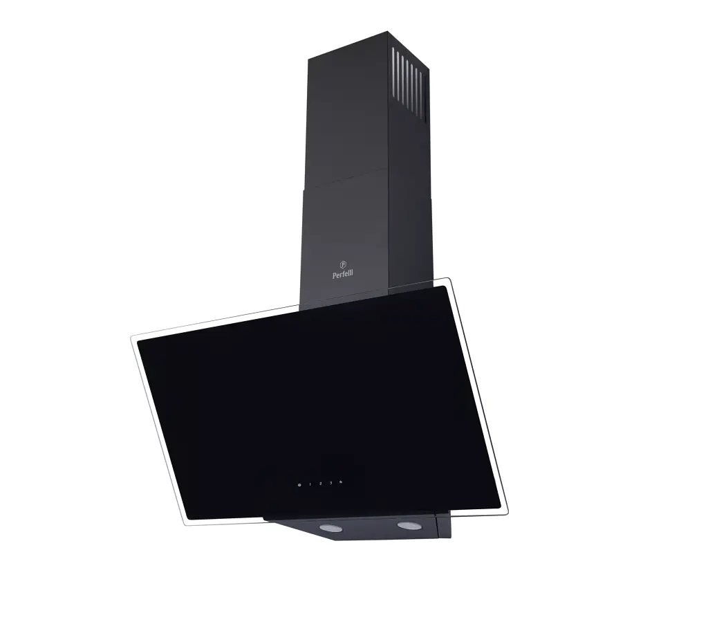 Вытяжка декоративная наклонная Perfelli DNS 6272 D 700 BL LED - фото 3