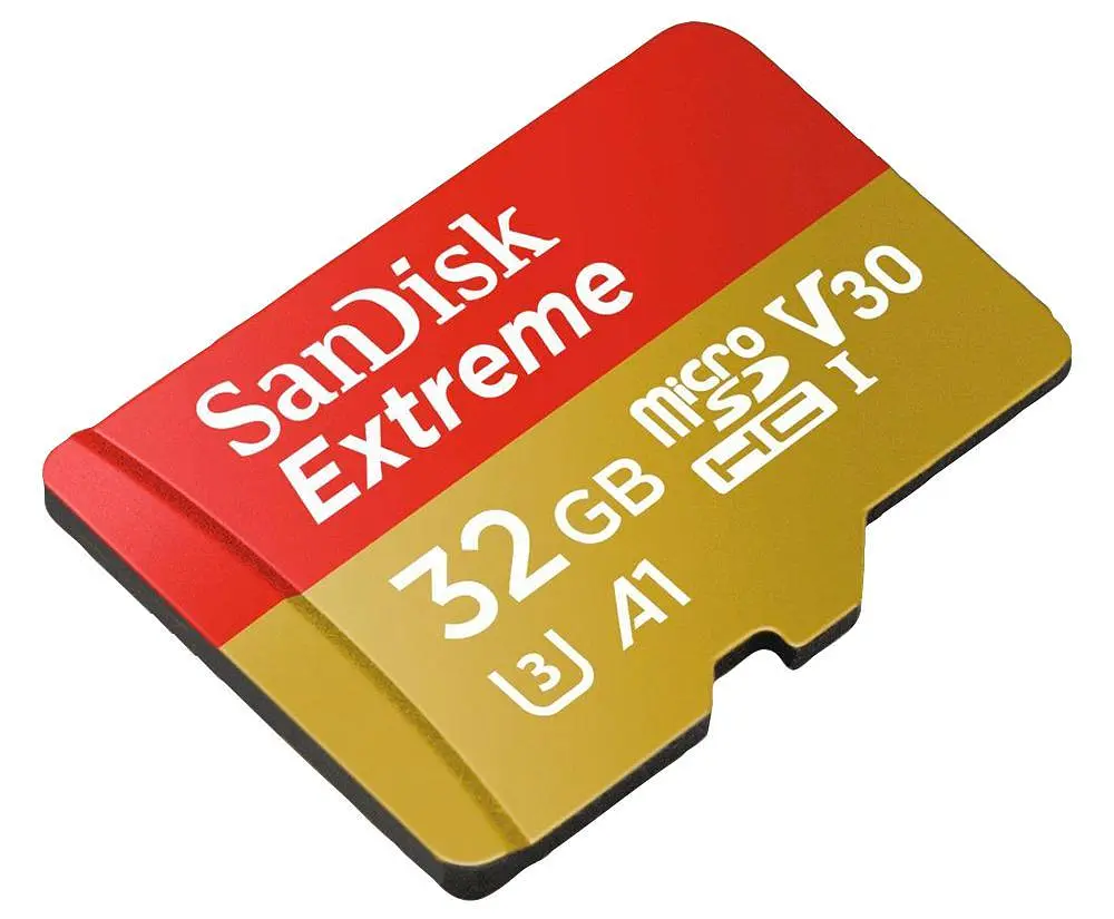Карта памяти MicroSD SanDisk 32 GB Extreme A1 SDSQXAF-032G-GN6MA - фото 2