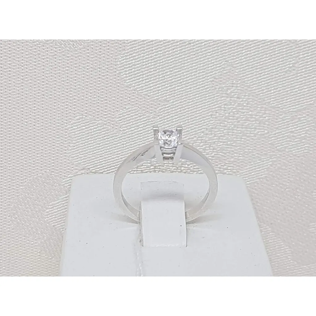 Золоте кільце Столична Ювелірна Фабрика з фіанітом. 140649Б 16,5 - фото 3