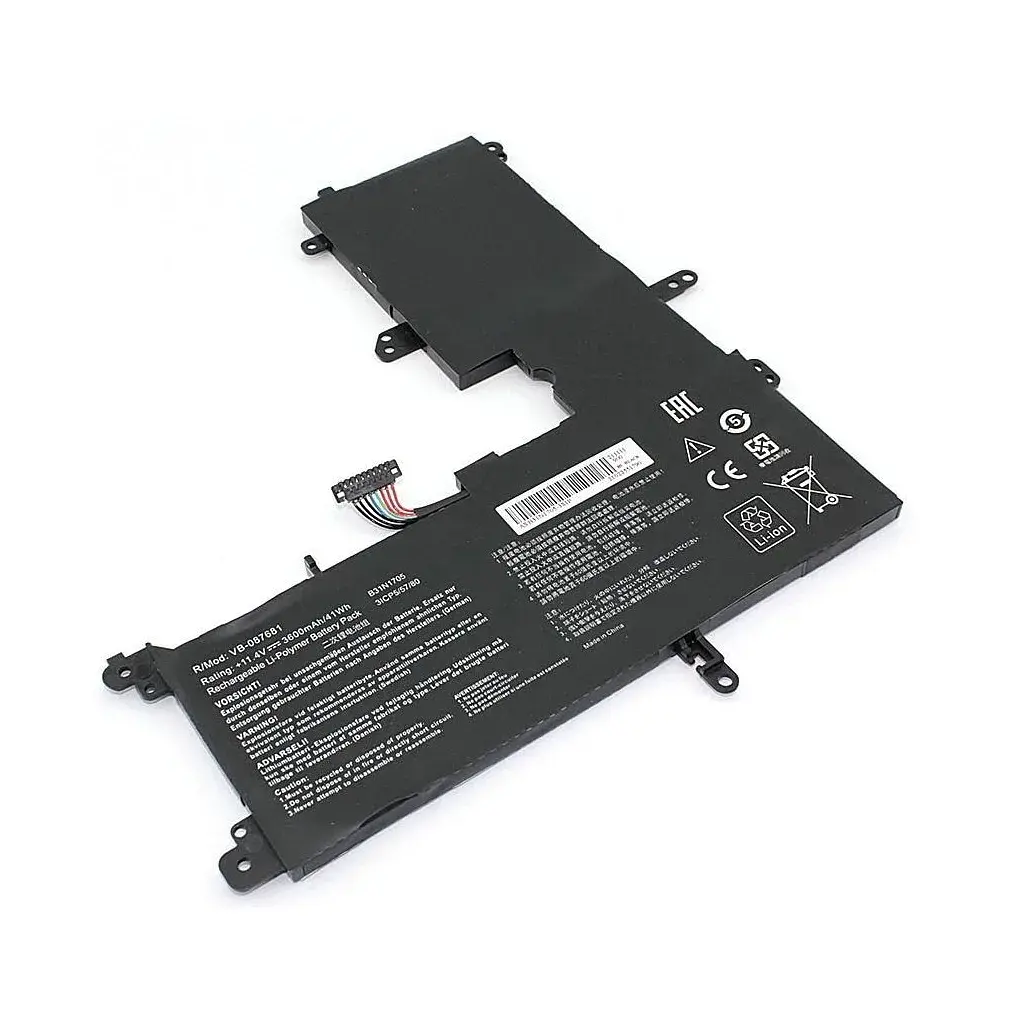 Акумулятор до ноутбука Asus VivoBook TP410 B31N1705, 3600mAh (41Wh), 3cell, 11.52V AlSoft (A71010)