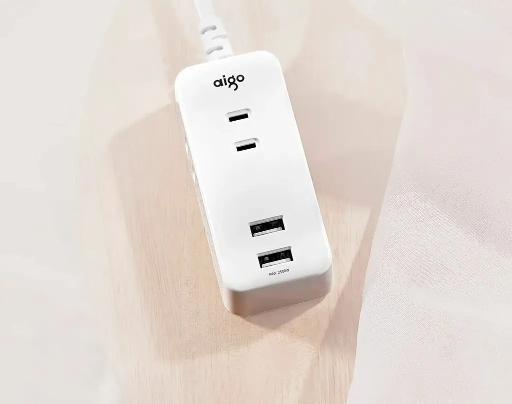 Фільтр-продовжувач Xiaomi Aigo AC0320 Power Strip (3 х розетки 2 х USB) 1 м - фото 5