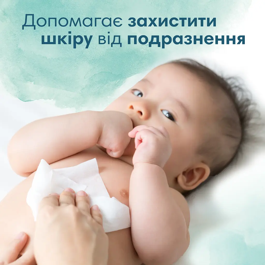 Набір дитячі вологі серветки Pampers Harmonie Aqua 720 шт. (15 уп. по 48 шт.) - фото 7