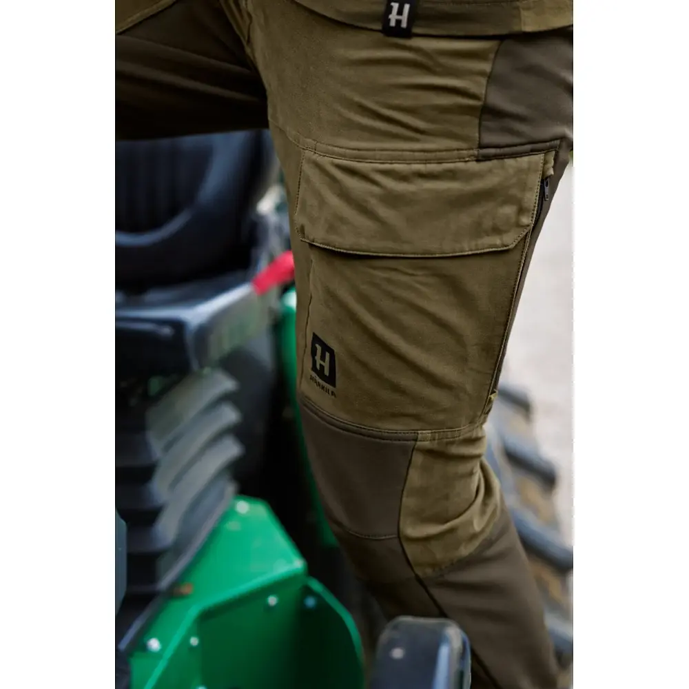 Брюки Harkila Scandinavian 58 Green/Brown - фото 4