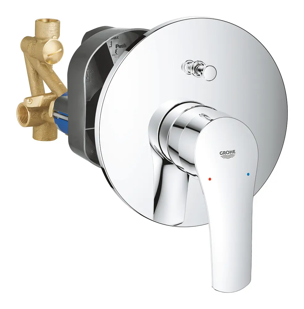 Душевая система скрытого монтажа со смесителем Grohe Eurosmart New UA25183004, Хром - фото 3