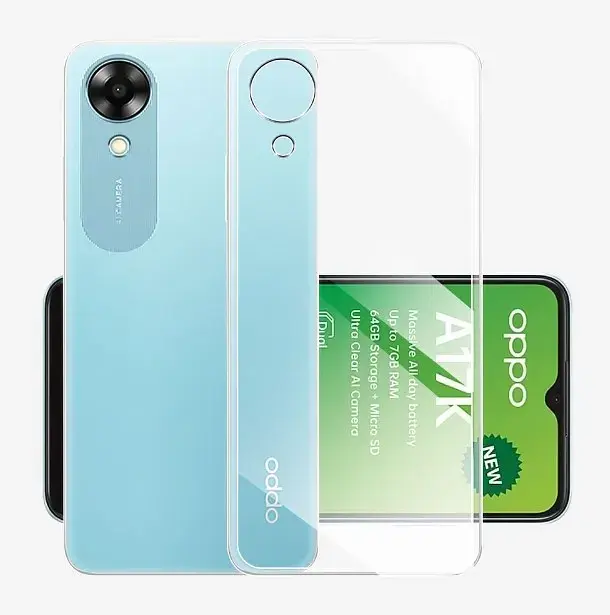 Силиконовый чехол BeCover для Oppo A17k 4G Transparancy (709301) - фото 4