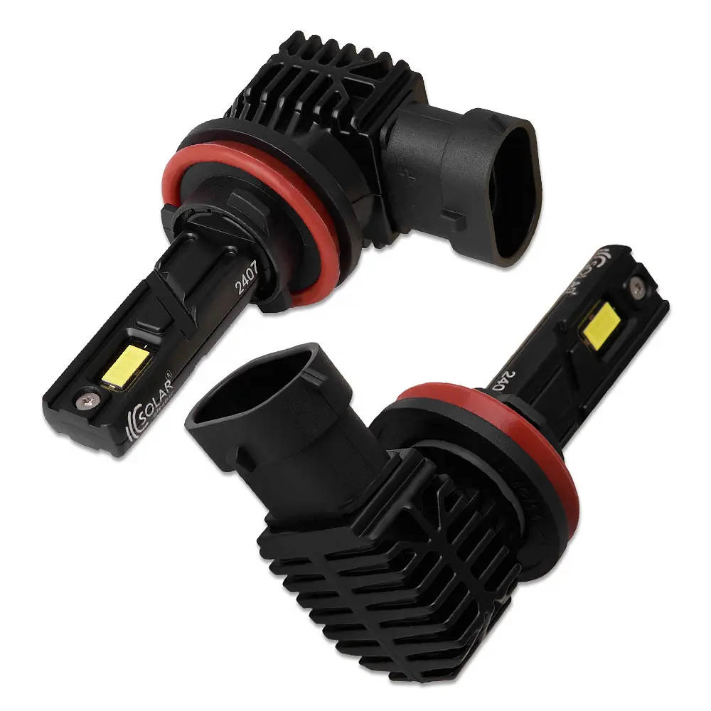 Автолампа Solar LED H8-H11-H16 12/24V 30W 3000 Lm 6500K CSP3570 2 шт. (8411S2) - фото 3