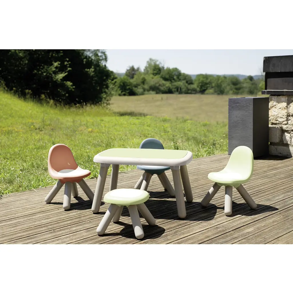 Стіл дитячий Smoby Life 76х52х45 см зелено-сірий (7600880408) - фото 4