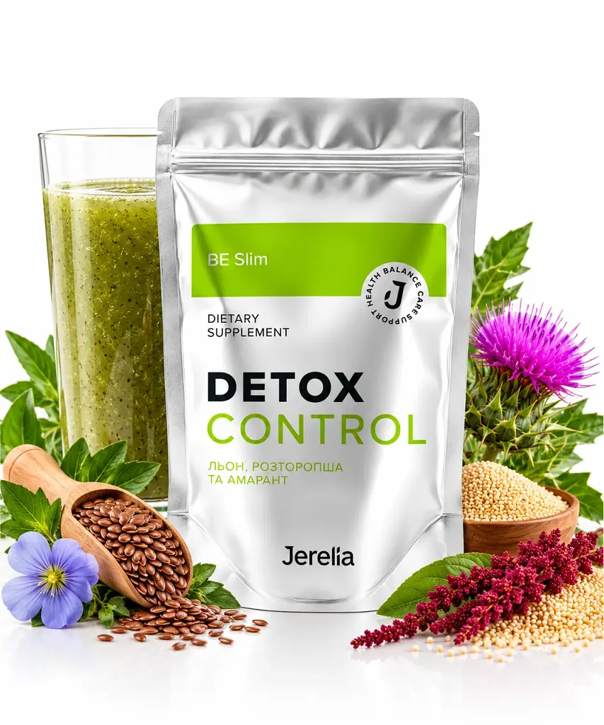Схуднення, детокс та оздоровлення кишківника з Омега 3-6-9 Jerelia Detoxcontrol 150 г - фото 5