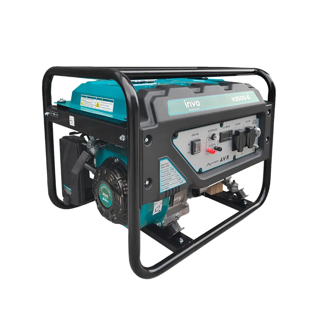 Генератор бензиновий INVO H3500-G 2.8/3.0 кВт з ручним запуском