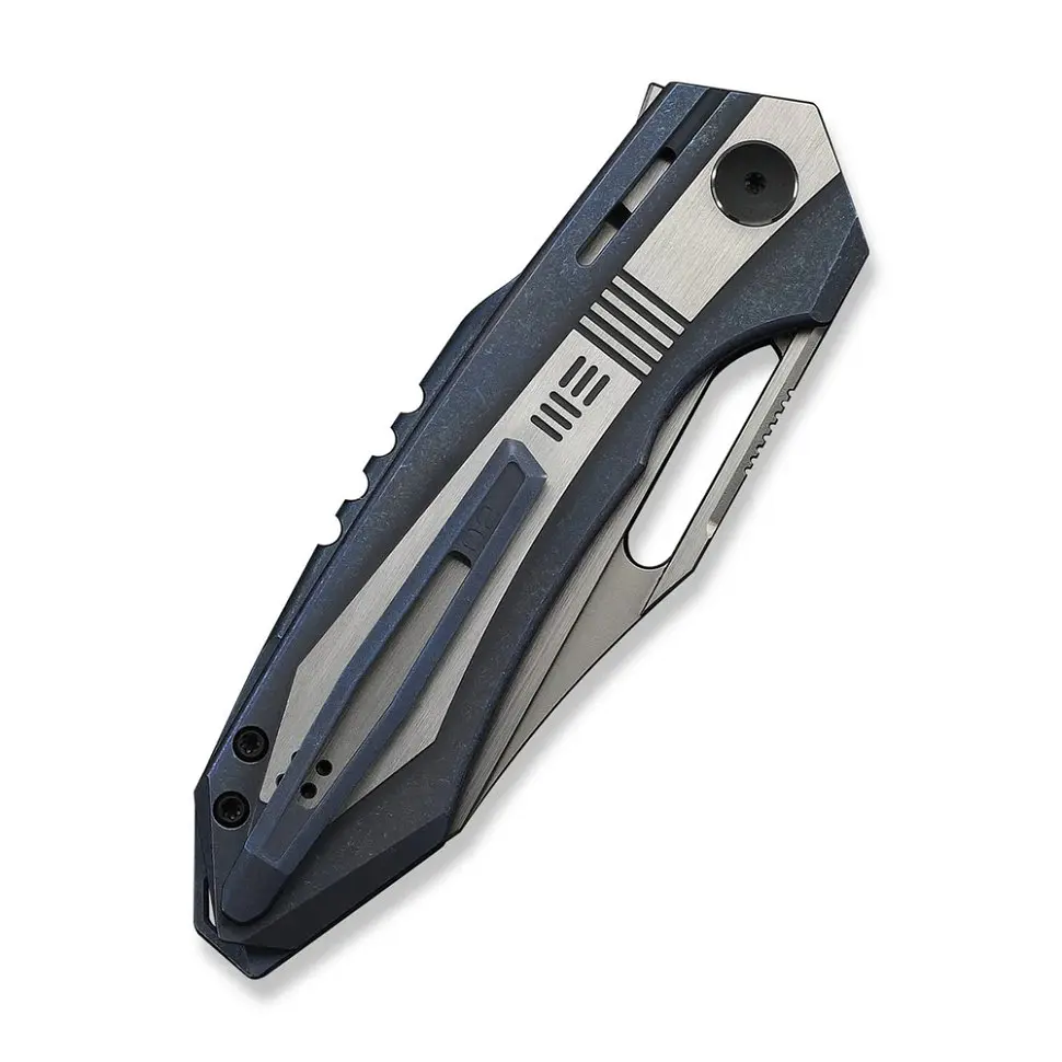 Ніж складаний туристичний Weknife Bogey (9.3 см) Bohler M390 / Titanium синій - фото 5