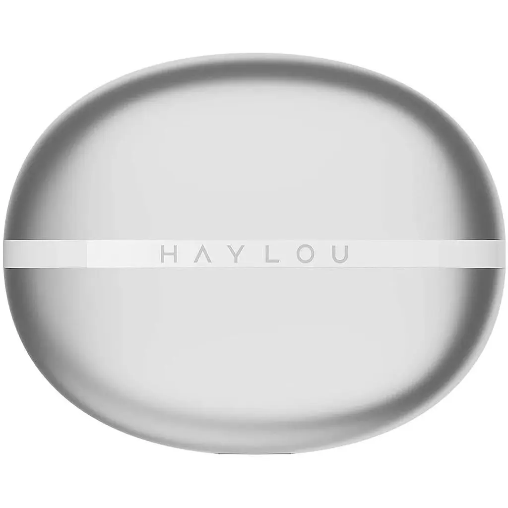 Наушники беспроводные Haylou X1 2023 TWS серебристые в кейсе - фото 3