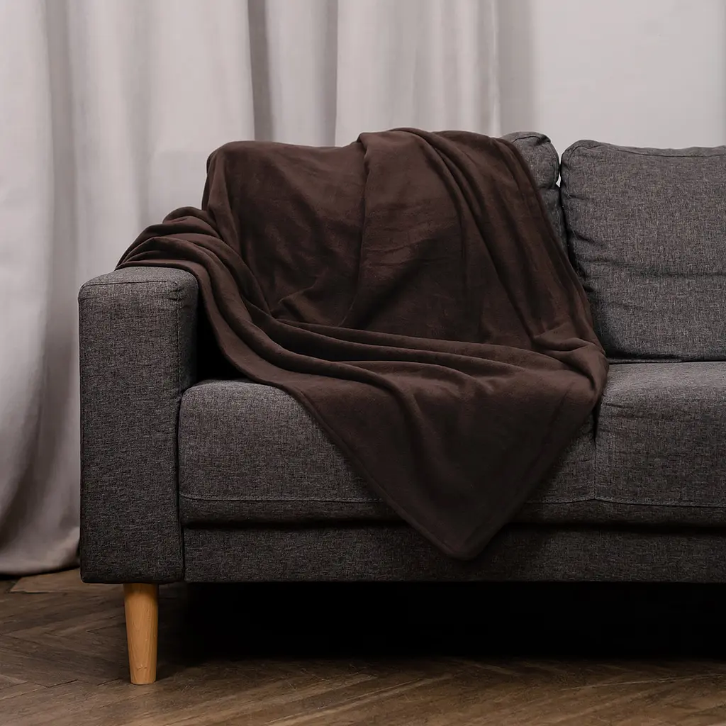 Плед флісовий Sonex Derby 160х200 см коричневий (SO102543) - фото 2