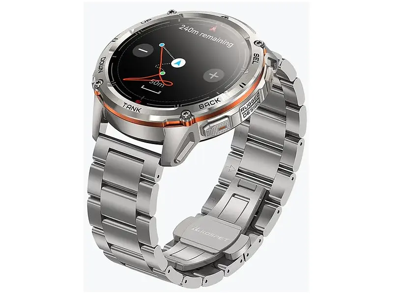 Смарт-годинник KOSPET TANK T3 ULTRA 2 SE Silver - фото 4