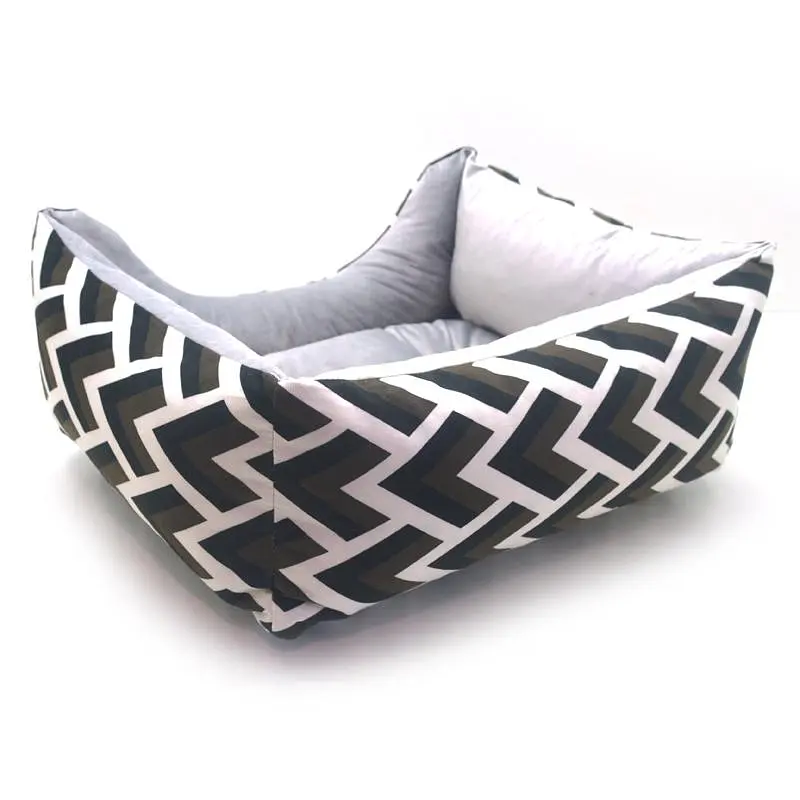 Лежак для собак Zoo-hunt Сенді сірий №3 600х800х240 мм - фото 4