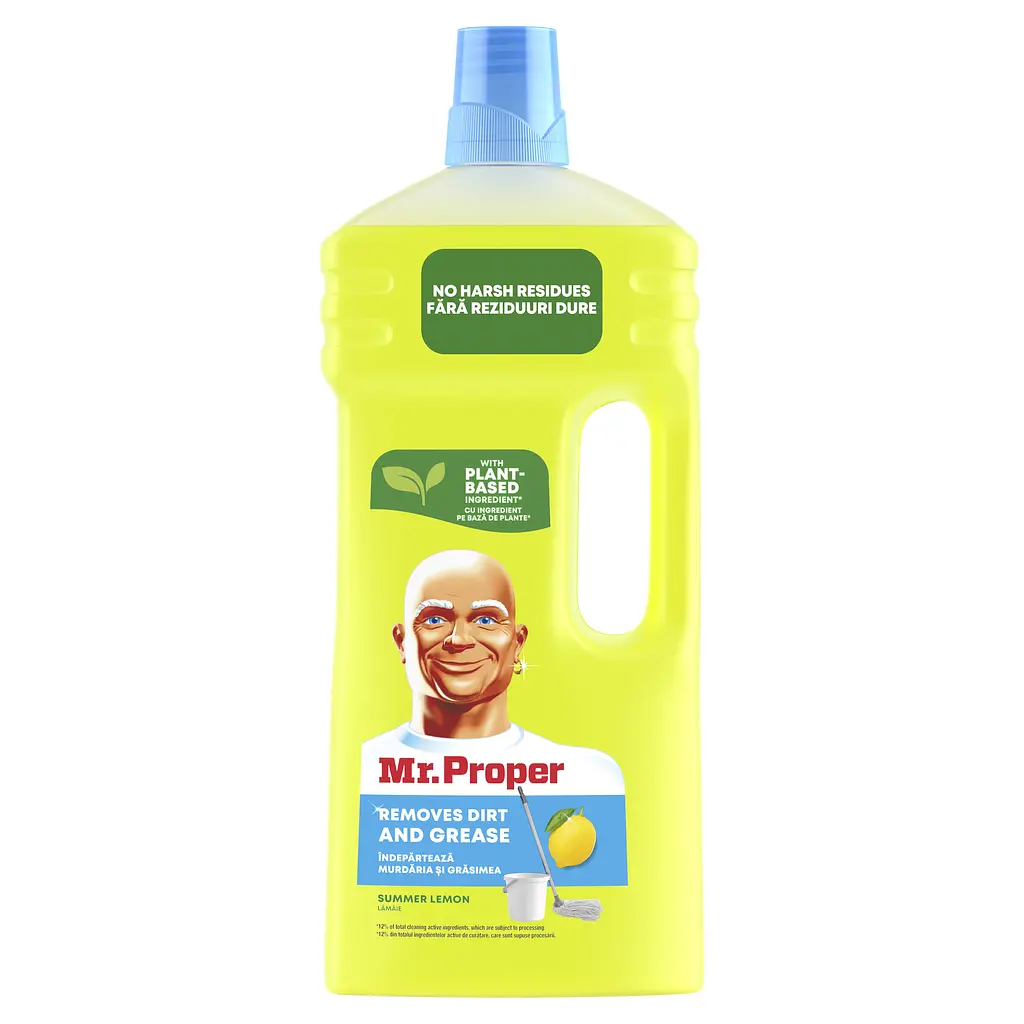 Рідкий миючий засіб Mr. Proper для прибирання підлоги та стін Лимон 1.5 л - фото 2