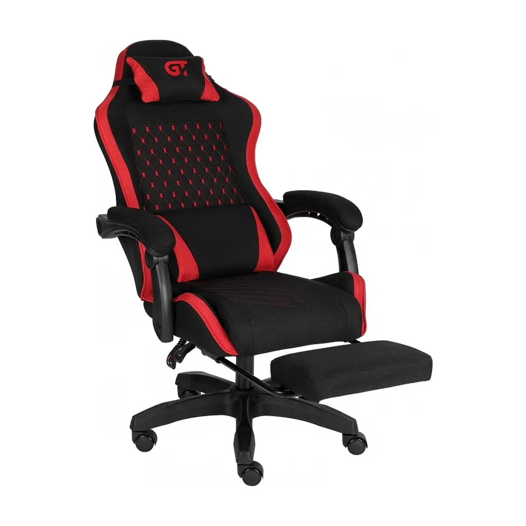 Крісло ігрове GT Racer X-2339 Black/Red (X-2339 Fabric Black/Red) - фото 6