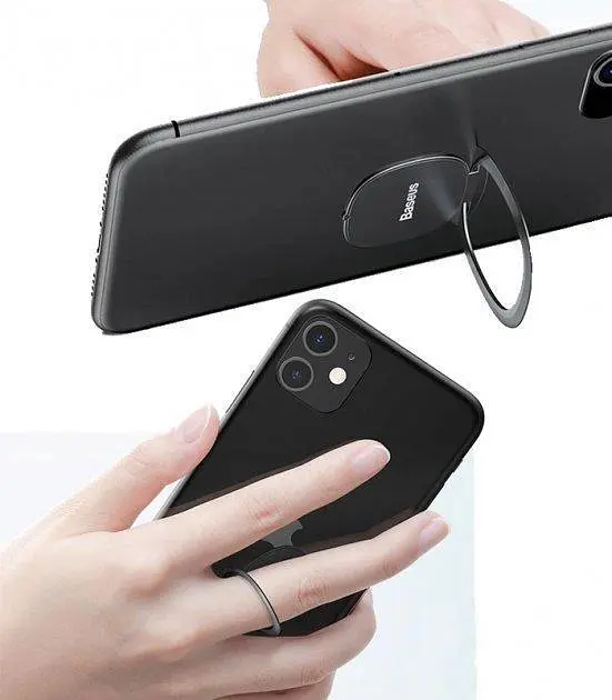 Держатель-кольцо для телефона Baseus Privity Air Outlet, Grey (SUYB-0A) - фото 4