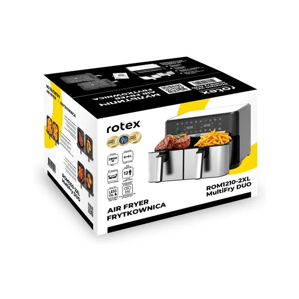 Мультипіч Rotex ROM1210-2XL MultiFry DUO - фото 2