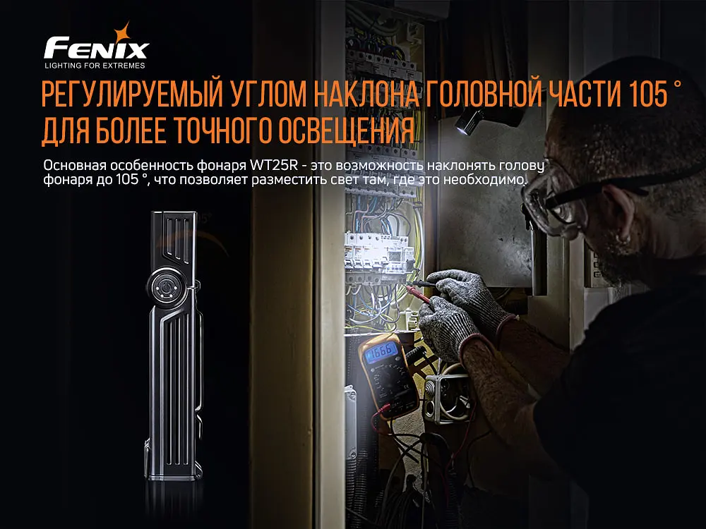 Фонарь ручной Fenix WT25R - фото 9