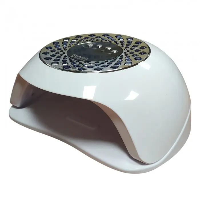 Лед уф лампа для нігтів від мережі біла LED UV Sun YC 57B - фото 2