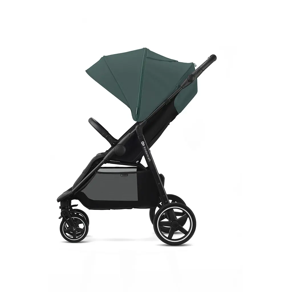 Прогулянкова коляска Kinderkraft Route Platinum Green - фото 3