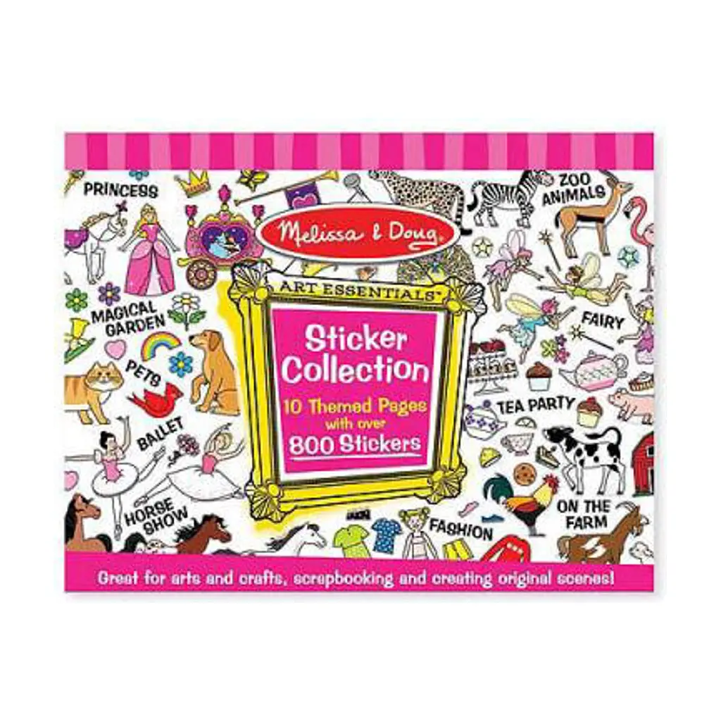 Набір для творчості Melissa & Doug Стікери 700 шт рожевий (MD4247)