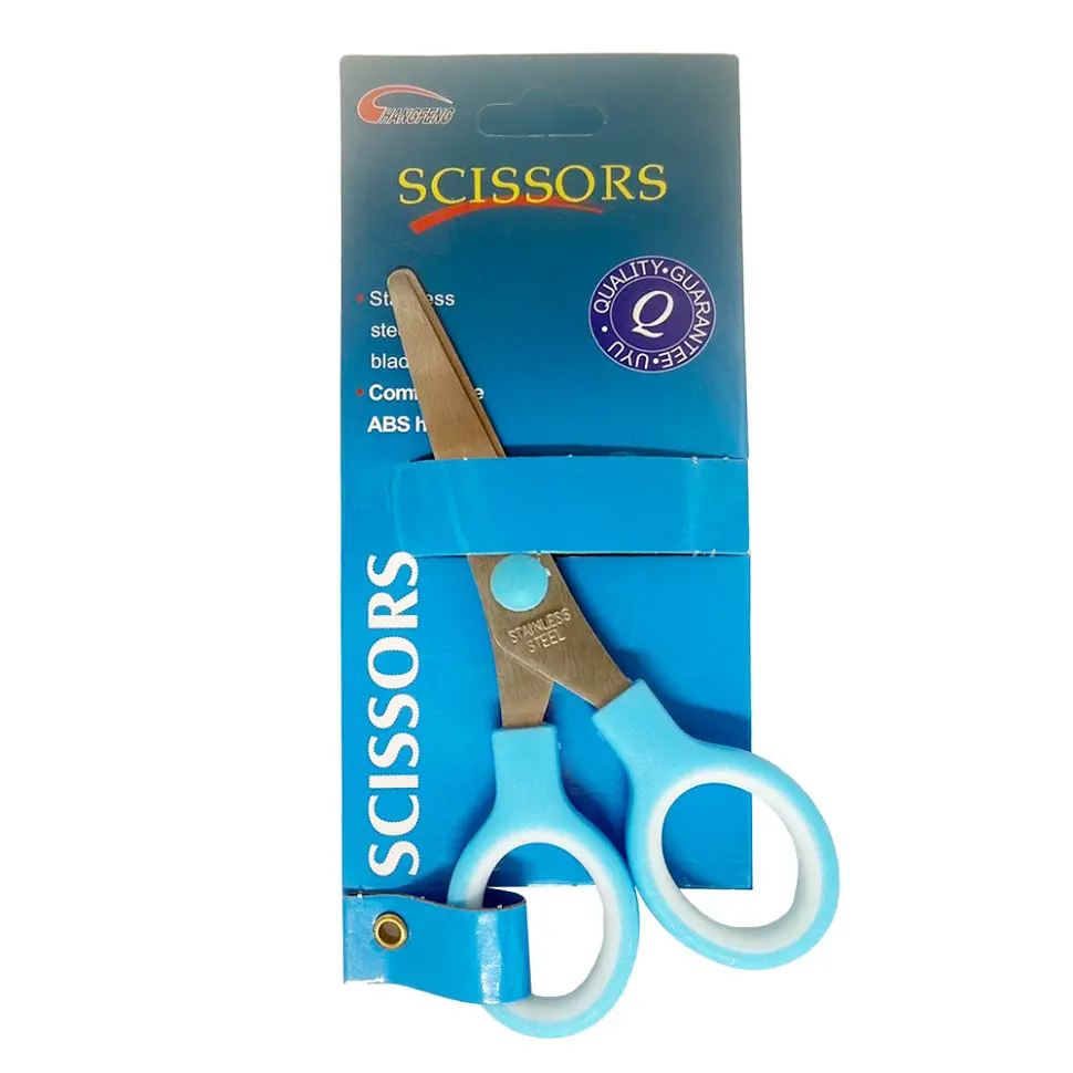 Канцелярські ножиці №5 Scissors "C" 89466(Blue) 13 см