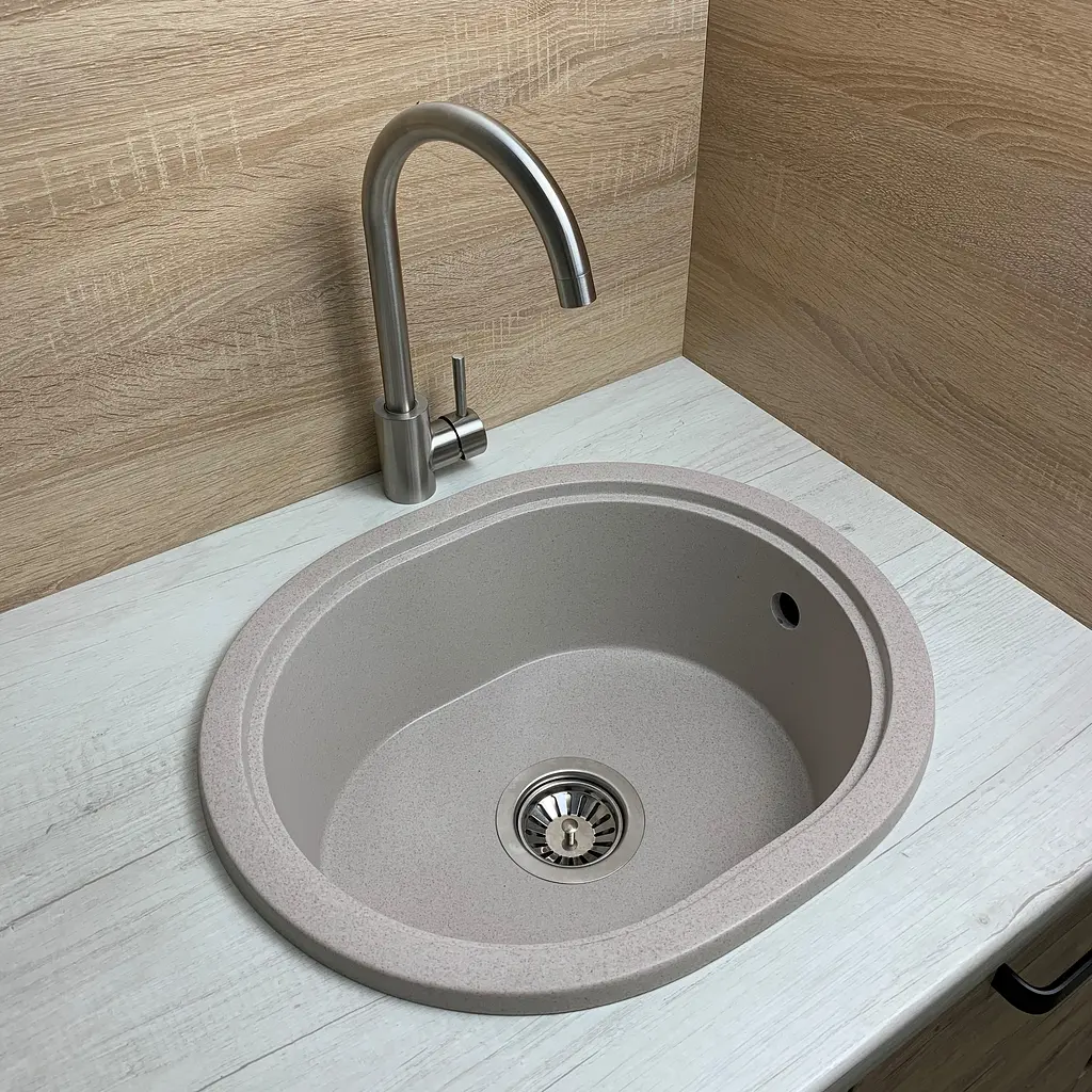 Кухонна мийка Adamant Circum 500x425x180 Бежевий avena 606223 - фото 2