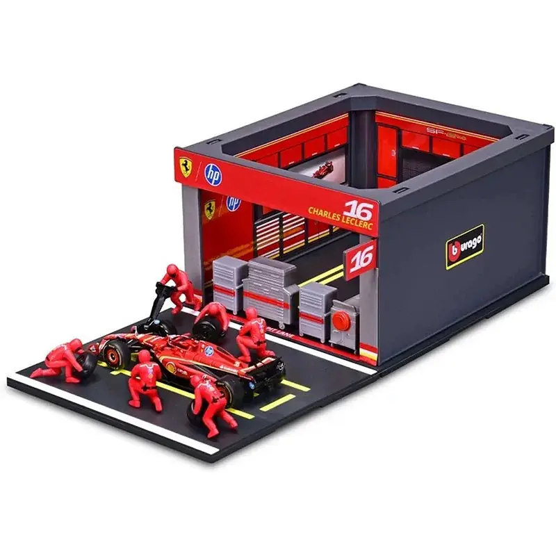 Ігровий набір Формула-1 "Pit Pass Ferrari SF-24" Bburago 18-36862 (#16) - фото 3