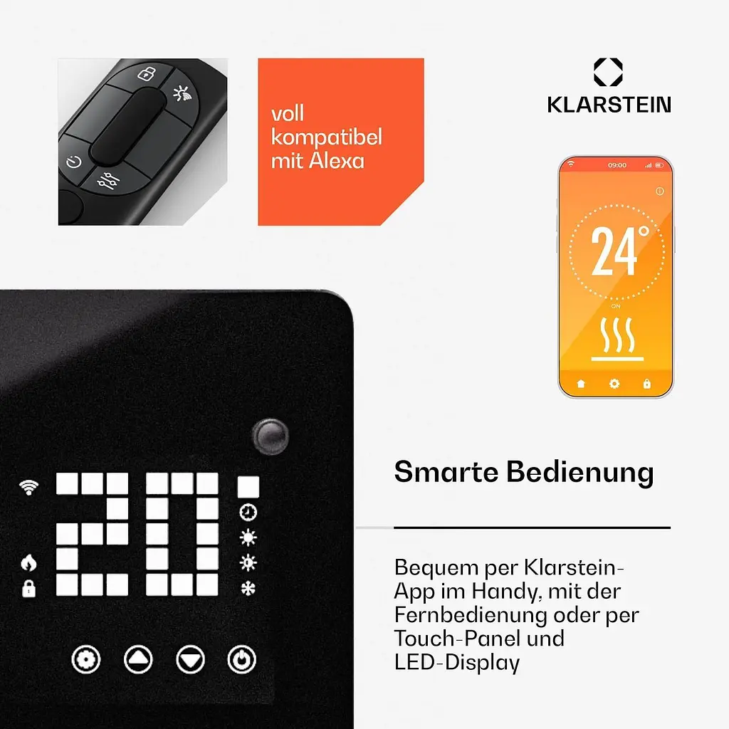 Конвекторный обогреватель Klarstein Bornholm Smart (10045430) - фото 2