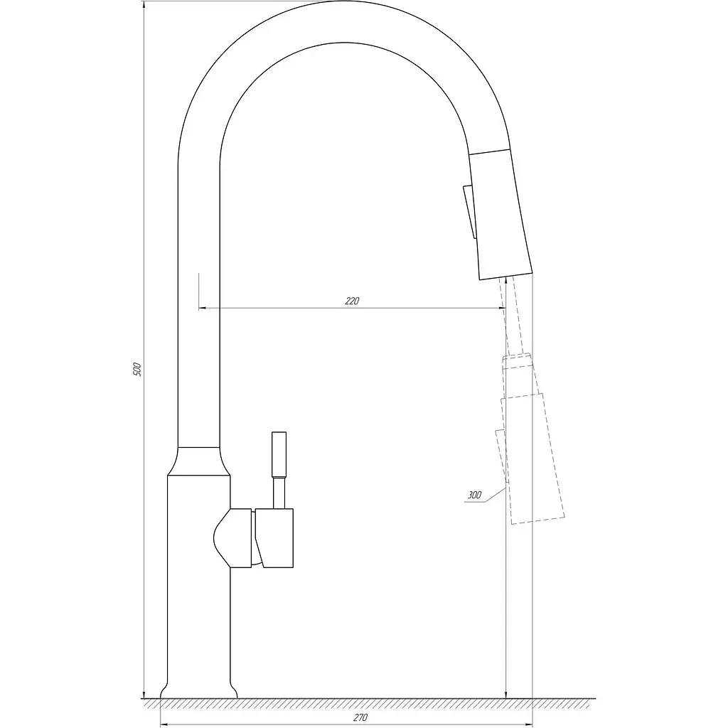 Змішувач для кухні Globus Lux ALPEN SBT1-2033 - фото 4
