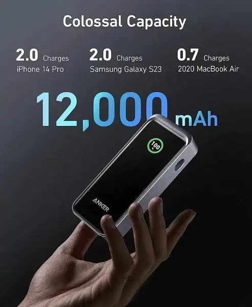 Акумулятор портативний Anker Prime 12000mAh 130W (A1335011) - фото 3