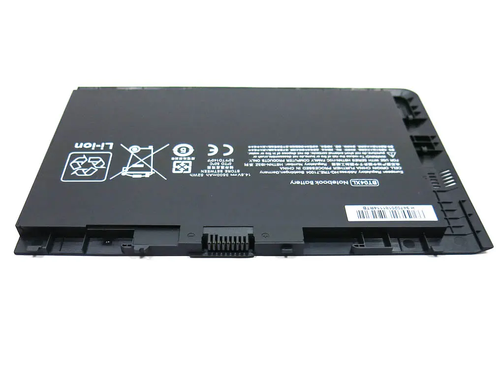 Акумулятор для HP BT04XL EliteBook Folio 9470M, 9480 Ultrabook (HSTNN-IB3Z, 687945-001) (BT06XL) (14,8V 3500 mAh 52Wh) - фото 2