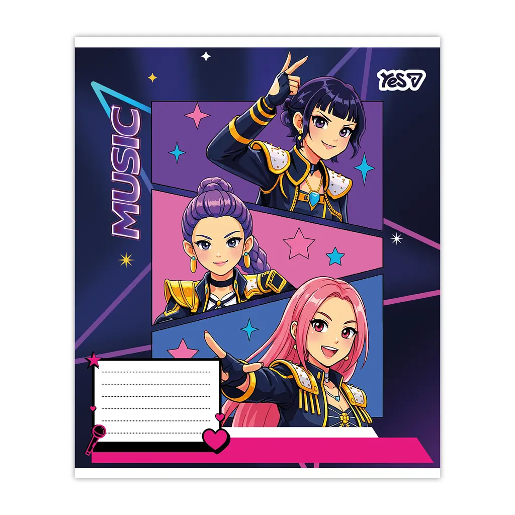 Упаковка зошитів Yes K-POP musik А5/24 кл. 20 шт. (768952) - фото 3