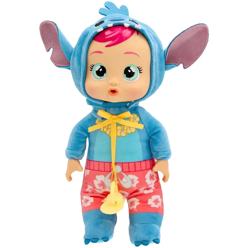 Лялька IMC Cry Babies Ніжні обійми Disney Плакса Стіч 25 см Гаваї 25 см (925564) - фото 4