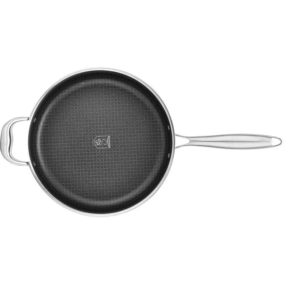 Сковорода з нержавіючої сталі з кришкою Heinner Titanium3 26 см (HR-MRK-26C) - фото 5